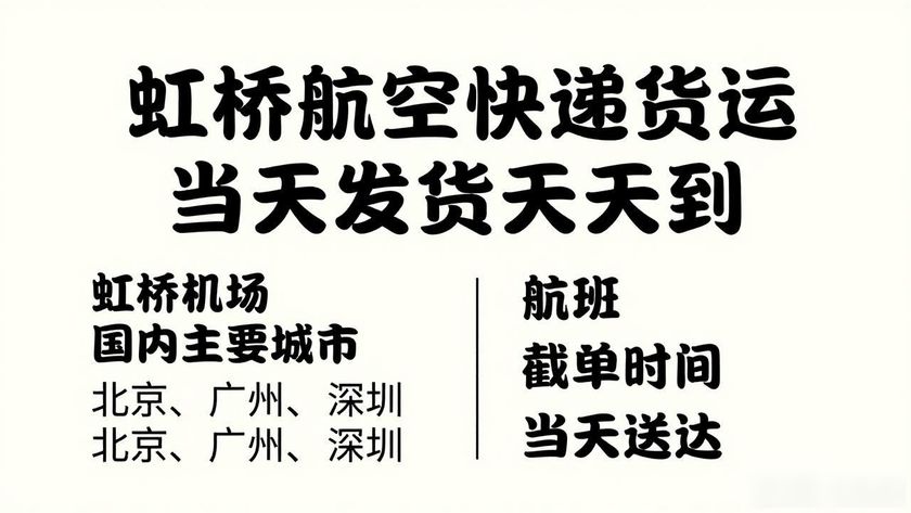 虹橋航空快遞貨運_上海虹橋空運物流電話_上海虹橋空運公司